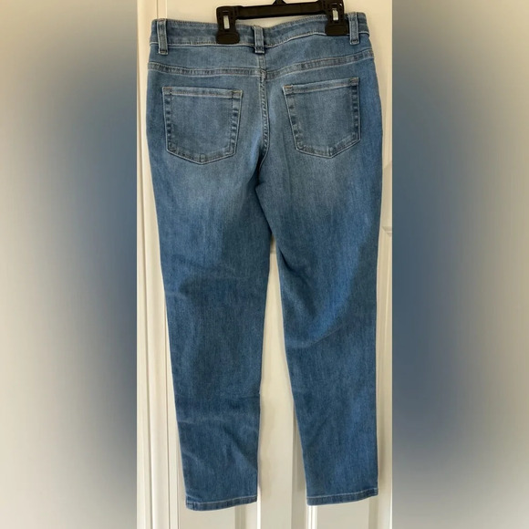 🐱 NWT Cat & Jack Girl’s Ultimate Stretch Mid Rise Skinny Light Blue Jeans (12) - Picture 2 of 5